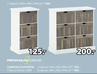 JYSK CÓMODA OLDEKROG oferta