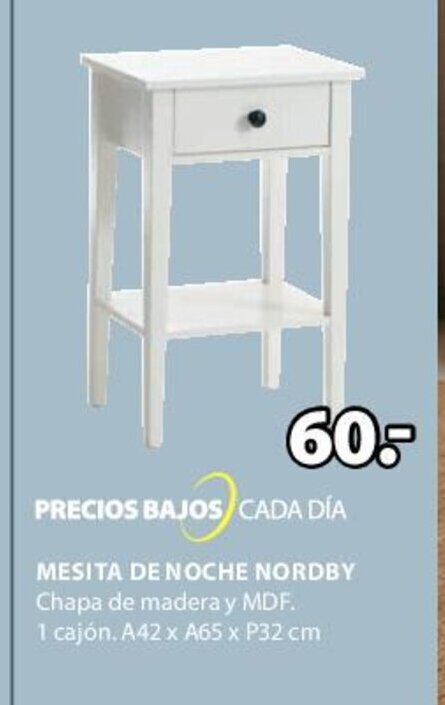 JYSK MESITA DE NOCHE NORDBY oferta