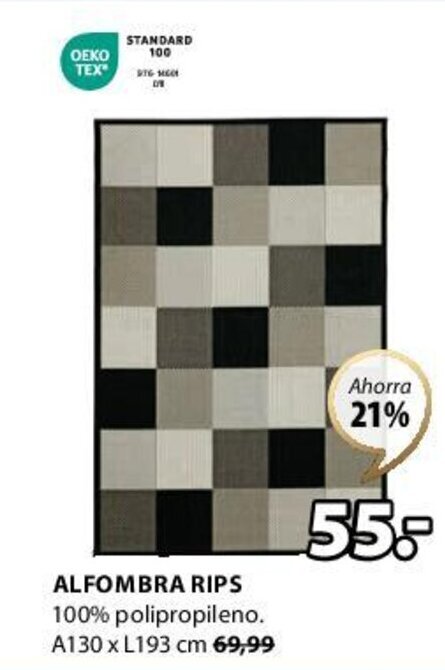 JYSK ALFOMBRA RIPS oferta