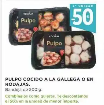 Supercor Pulpo Cocido A La Gallega O En Rodajas 200g oferta