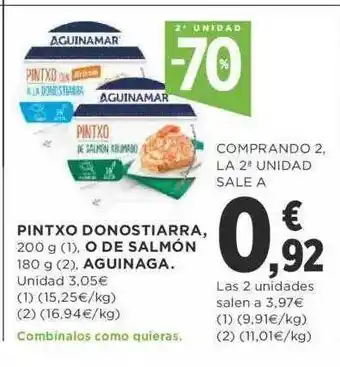 Supercor Pintxo Donostiarra O De Salmón Aguinaga oferta