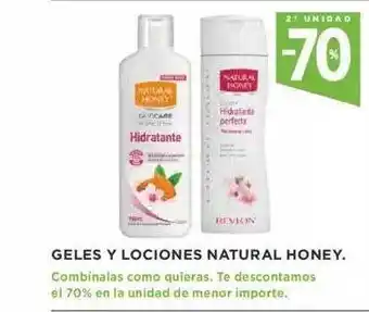 Supercor Geles Y Lociones Natural Honey oferta