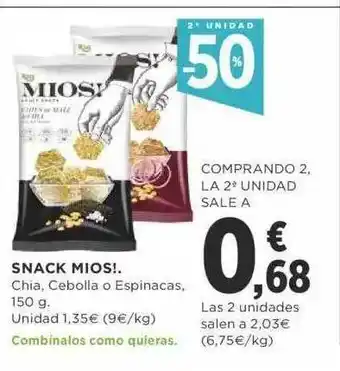 Supercor Mios! Snack oferta