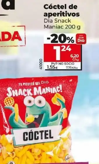 Maxi Dia Cóctel de aperitivos dia oferta