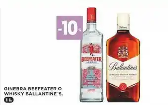 Supercor Ginebra Beefeater O Whisky Ballantine's oferta