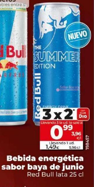 Maxi Dia Bebida energética red bull oferta
