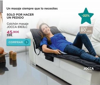 La tienda en casa Colchón masaje jocca oferta