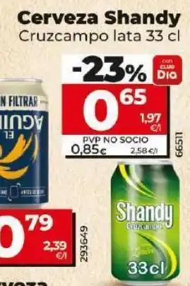 Maxi Dia Cerveza cruzcampo oferta