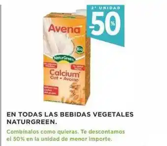 Supercor Avena En Todas Las Bebidas Vegetales Naturgreen oferta