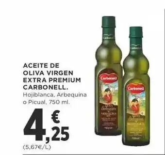 Supercor Carbonell Aceite De Oliva Virgen Extra Premium 750ml oferta