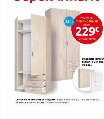 Tuco Armarios blanco oferta