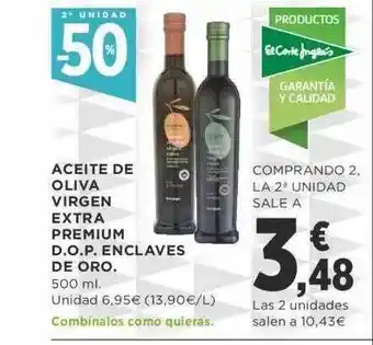 Supercor Aceite De Oliva Virgen Extra Premium D.o.p. Enclaves De Oro 500ml oferta