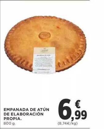 Supercor Empanada De Atún De Elaboración Propia 800g oferta