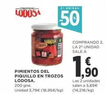 Supercor Pimientos Del Piquillo En Trozos Lodosa 200gne oferta