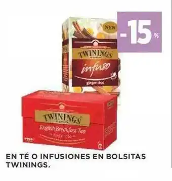 Supercor Twinings En Té O Infusiones En Bolsitas oferta