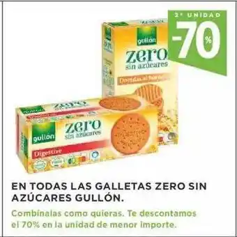 Supercor Zero En Todas Las Galletas Sin Azúcares Gullón oferta