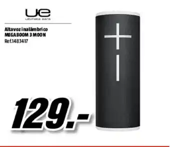 MediaMarkt Ue Altavoz Inalámbrico Megaboom 3 Moon oferta