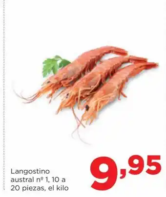 Alimerka Langostino austral nº 1, 10 a 20 piezas, el kilo oferta