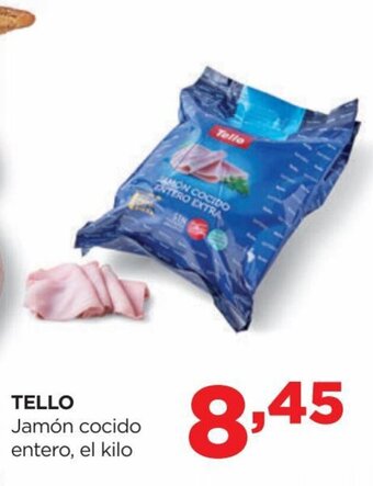 Alimerka TELLO Jamón cocido entero, el kilo oferta