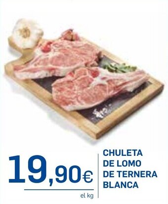 Supermercados Plaza CHULETA DE LOMO DE TERNERA BLANCA oferta