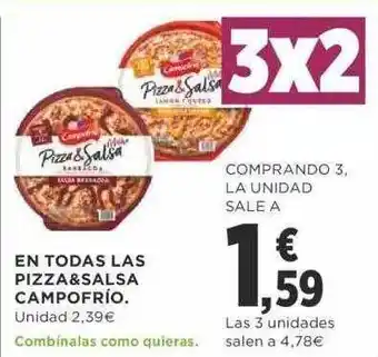 Supercor Pizza&salsa En Todas Las Campofrío oferta