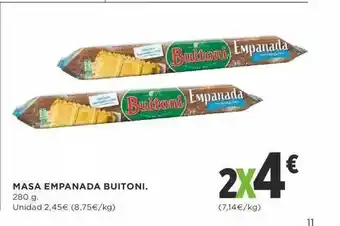 Supercor Buitoni Masa Empanada 280g oferta