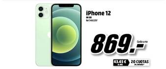 MediaMarkt Iphone 12 64gb oferta