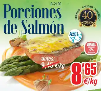 Abordo Porciones de Salmón oferta