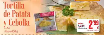 Abordo Tortilla de Patata y Cebolla oferta
