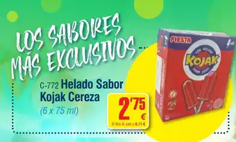 Abordo Helado Sabor Kojak Cereza oferta