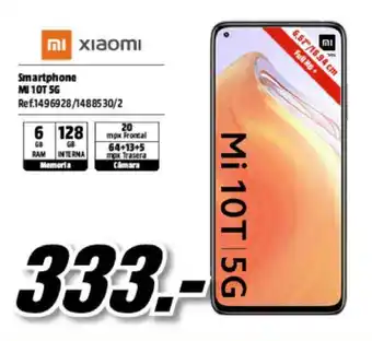 MediaMarkt Mi Xiaomi Smartphone Mi 10t 5g oferta