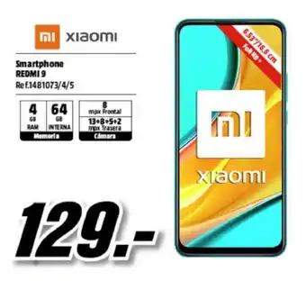 MediaMarkt Mi Xiaomi Smartphone Redmi 9 oferta