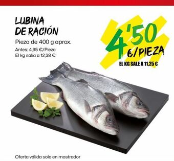 AhorraMas Lubina oferta