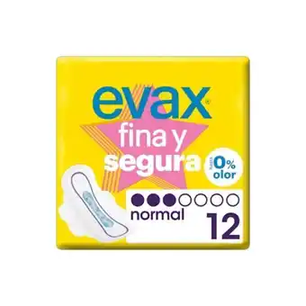 Clarel Compresa fina segura alas normal evax 12 uds oferta