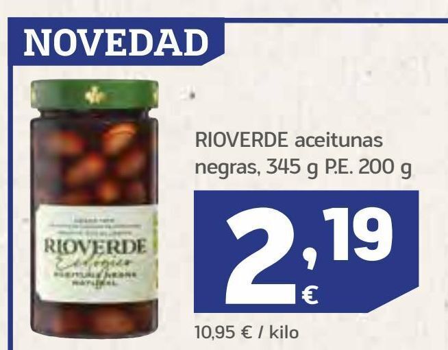 HiperDino Aceitunas negras rioverde oferta