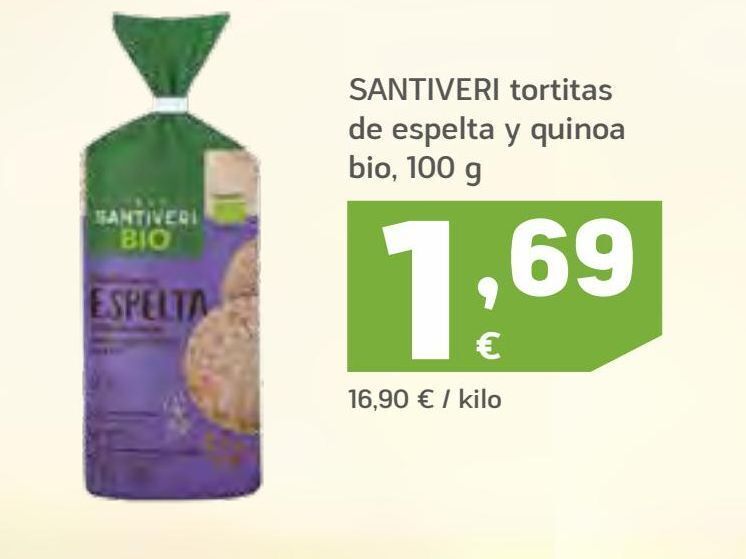 HiperDino Tortitas santiveri oferta