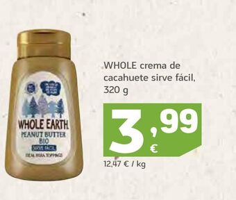 HiperDino Crema de cacahuete oferta