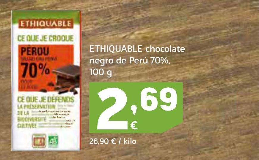 HiperDino Chocolate negro oferta