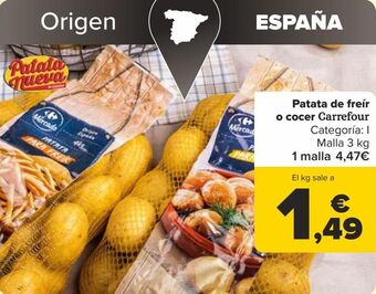 Carrefour Patata de freír o cocer carrefour oferta