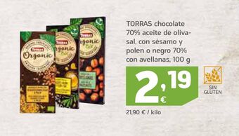 HiperDino Chocolate torras oferta