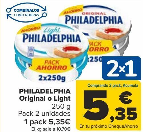 Carrefour Philadelphia original o light oferta