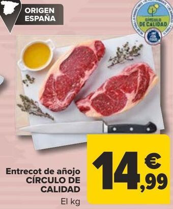 Carrefour Entrecot de añojo círculo de calidad oferta