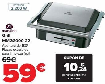 Carrefour Mandine grill mmg2000-22 oferta