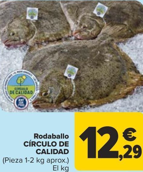 Carrefour Rodaballo círculo de calidad oferta