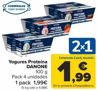 Carrefour Yogures proteína danone oferta