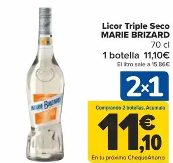 Carrefour Licor triple seco marie brizard oferta