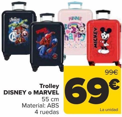 Carrefour Trolley disney o marvel oferta