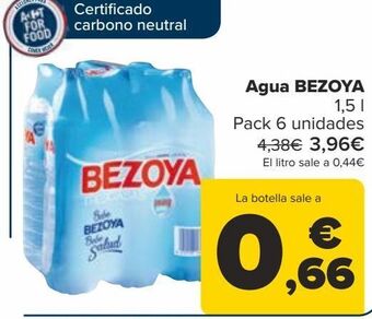 Carrefour Agua bezoya oferta