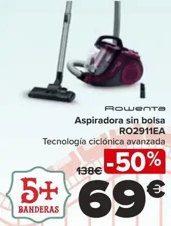 Carrefour Rowenta aspiradora sin bolsa ro2911ea oferta