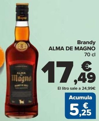 Carrefour Brandy alma de magno oferta